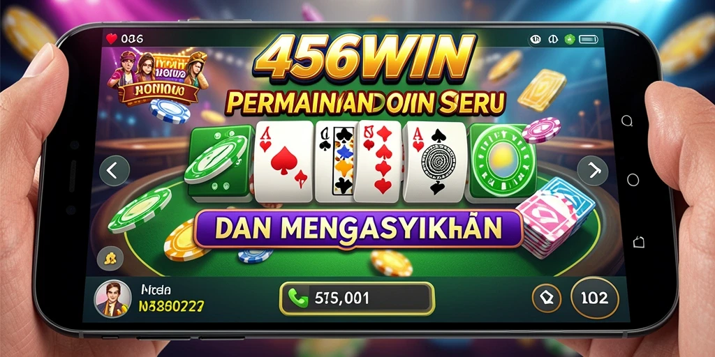 Tampilan gameplay seru dari 456WIN saat bermain Domino.