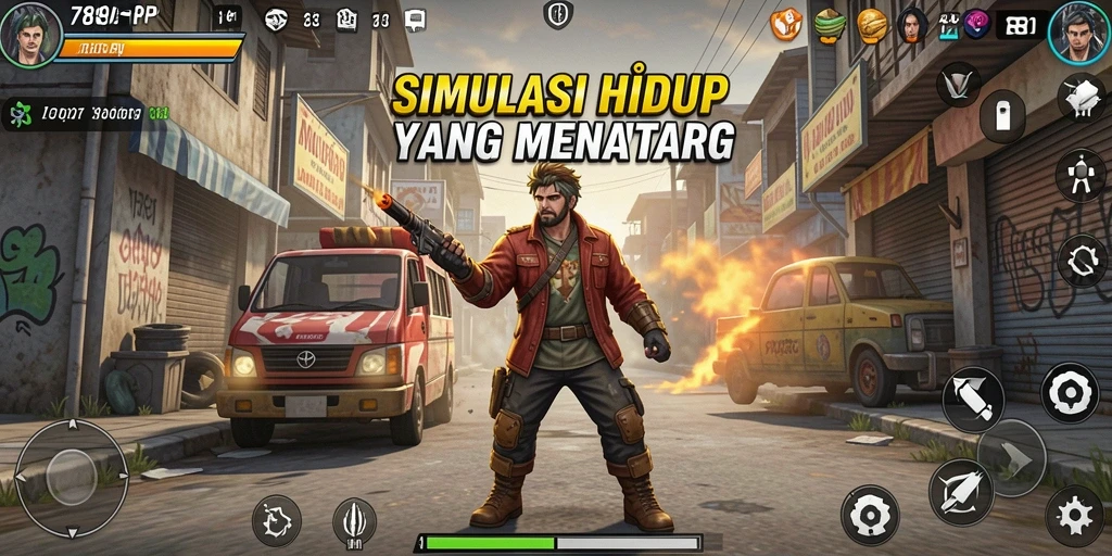 Tampilan menawan dari gameplay Simulation di 789RP.
