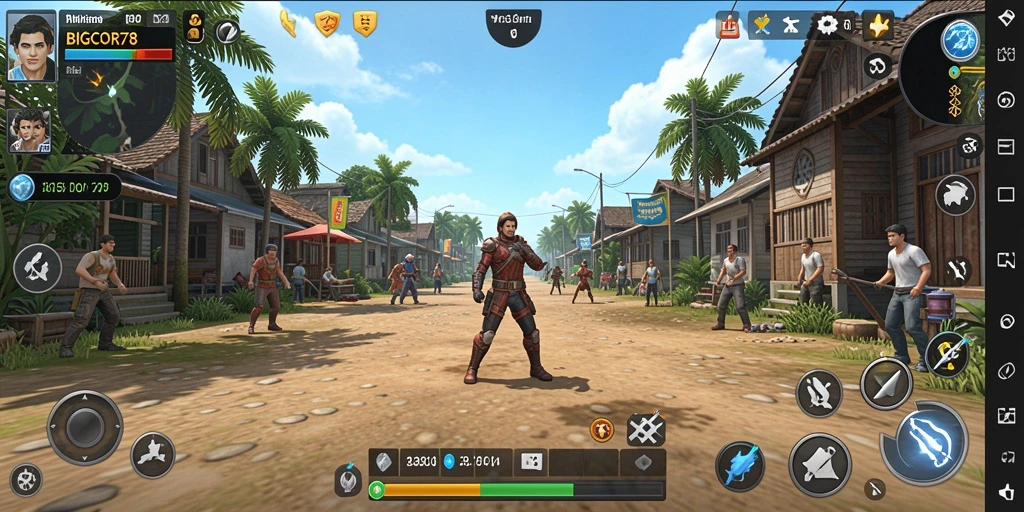 Tangkapan layar dari gameplay <strong>BIGCOR78</strong> menampilkan interaksi dan aktivitas menyenangkan.