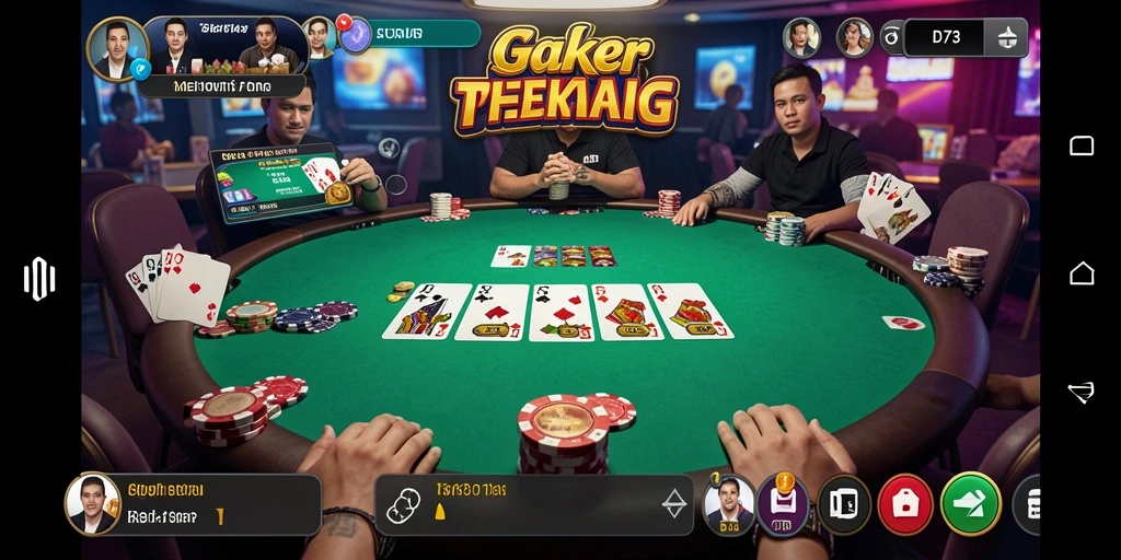 Tampilan gameplay D73 yang menarik dan interaktif.