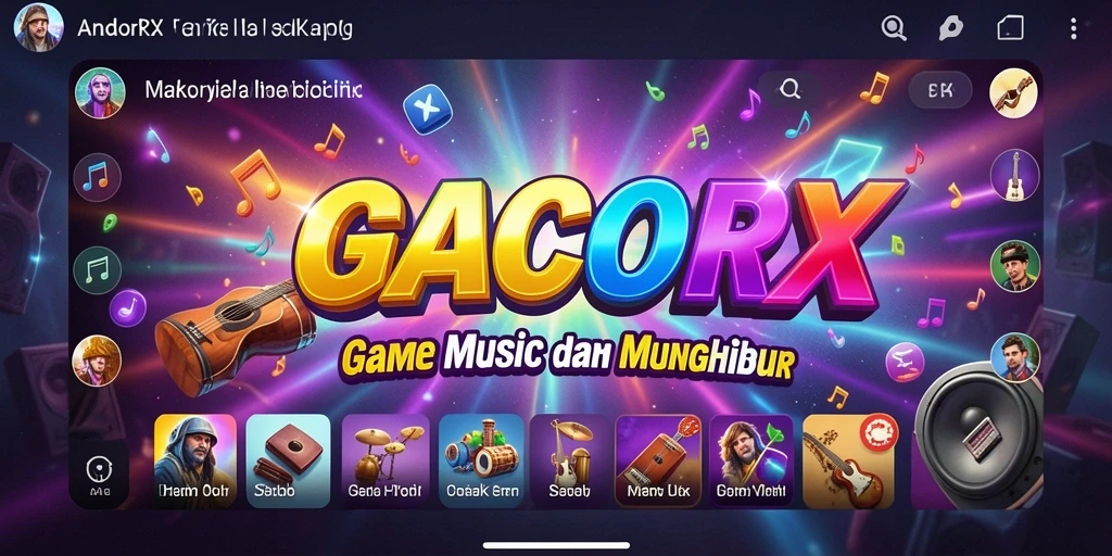 Tampilan gameplay GACORX yang seru dan interaktif.