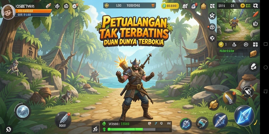 Screenshot dari gameplay Open World IOSBET yang menakjubkan.