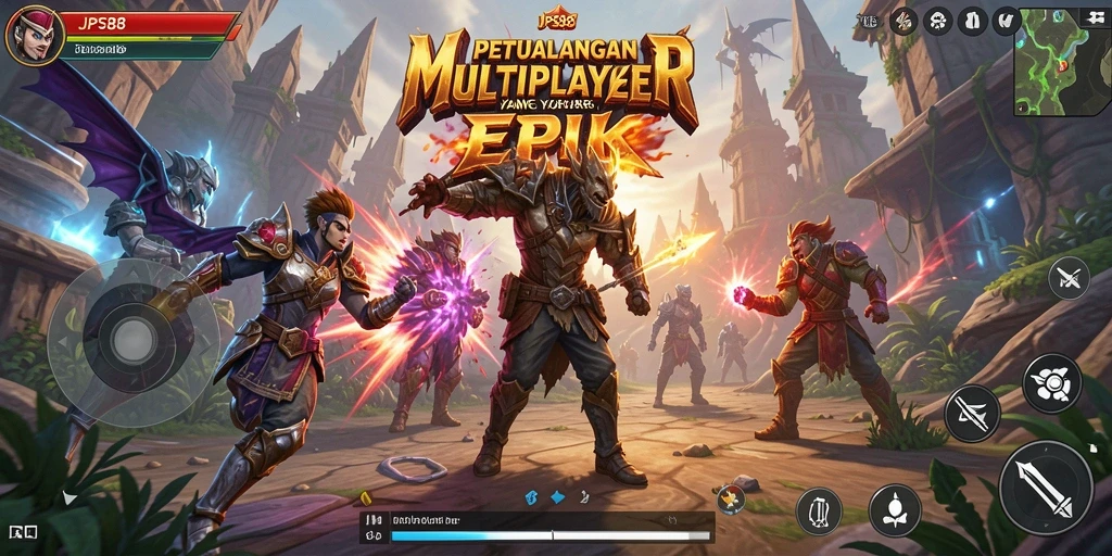 Gameplay JPS88 yang penuh aksi dan interaksi antar pemain.