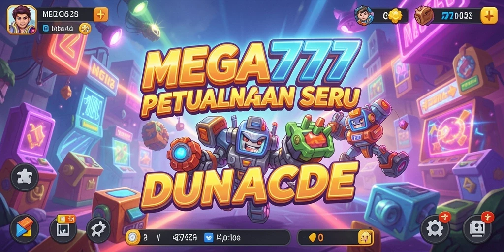 Tampilan gameplay MEGA777 yang penuh aksi dan seru.