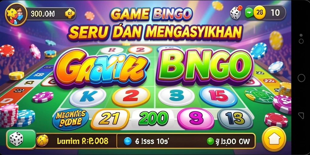 Screenshot utama MPO08 menampilkan gameplay Bingo yang seru.