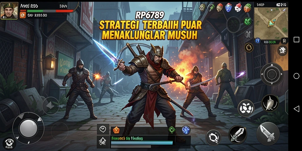 Tampilan gameplay RP6789 dengan peperangan taktis yang mendebarkan.