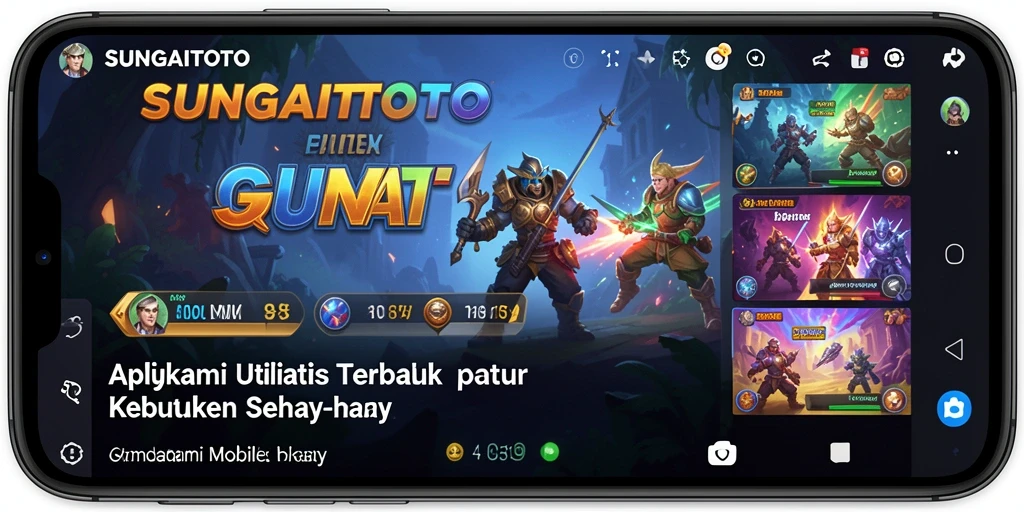 Screenshot utama SUNGAITOTO menampilkan fitur-fitur utama aplikasi Utility.